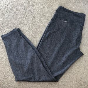 Columbia blue/purple leggings